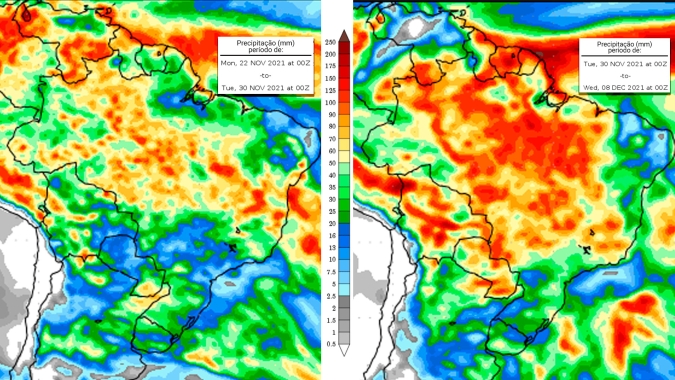 Estados do centro-norte do país  registram volumes de chuvas acima da climatologia e novembro ainda nem terminou