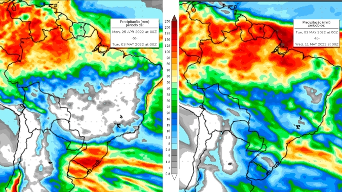 Clima seco na faixa central do país deve mudar mas, segundo o Inmet, as chuvas só retornam no início de maio
