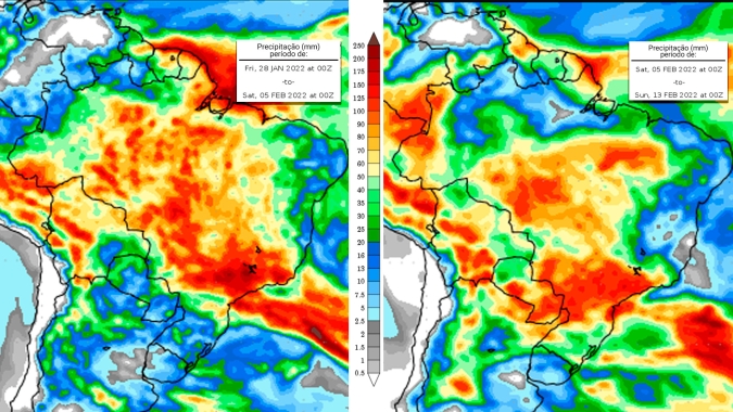 Próximos dias serão de chuvas intensas entre SP, MG, PR e MS e quedas bruscas de temperaturas nessas regiões, alerta Inmet