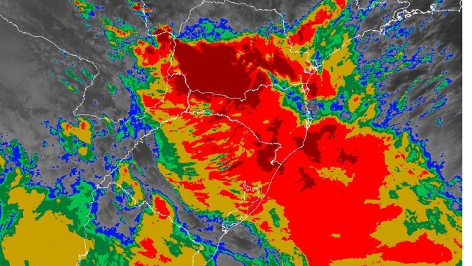 Final de semana deve ter boas chuvas no sul do BR e pode amenizar estiagem no Paraná