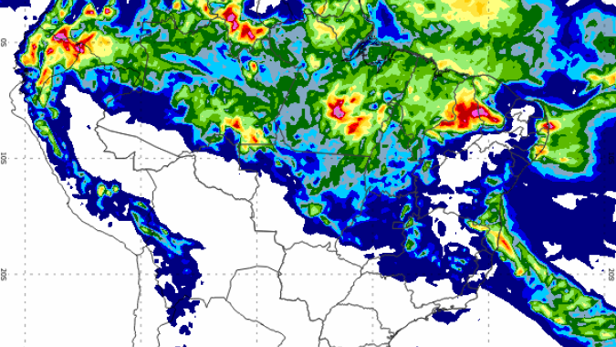 Tempo: Volta a chover de maneira expressiva no Matopiba neste final semana; região do café no ES também tem previsão de chuva