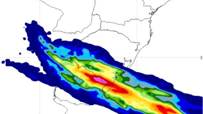 Clima: Frente fria ganha intensidade e RS tem chance de temporal nesta 4ª feira