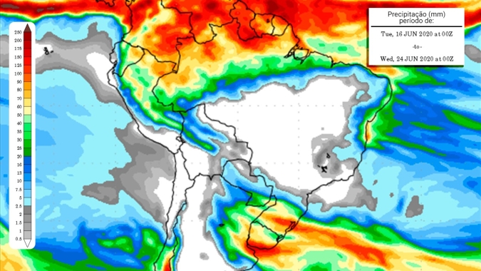 Segue clima seco na região central do país com temperaturas em elevação que podem ter máximas acima dos 30 graus