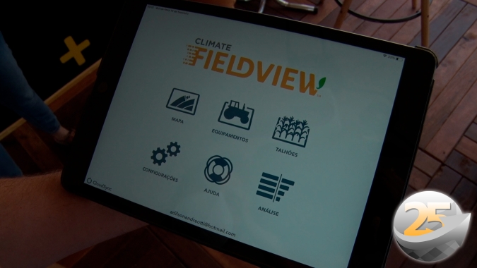 Produtor pode ver como o Climate FieldView funciona na pratica no estande da Bayer no Show Rural Copavel