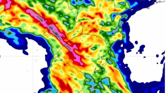 Climatempo: Frente fria e ciclone extratropical deixam região Sul do BR em alerta para temporal no fim de semana