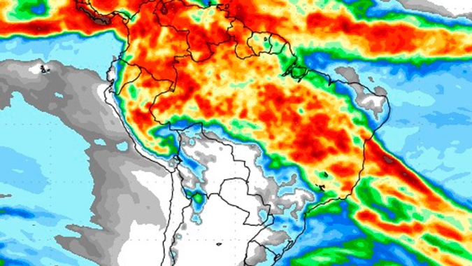 Feriado de 2 de Novembro tem previsão de muita chuva para o Brasil Central e Matopiba; sul permanece seco