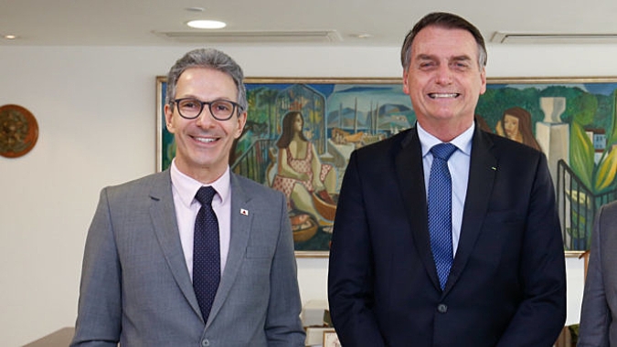 Romeu Zema, governador reeleito em MG, declara apoio a Jair Bolsonaro