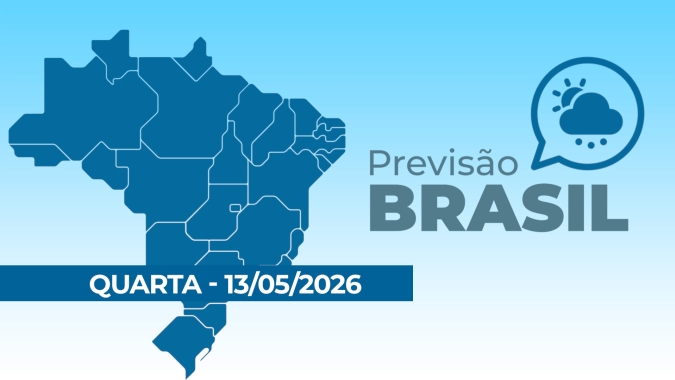 PREVISÃO BRASIL 13/05/2026