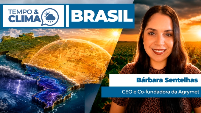 Bloqueio atmosférico no Brasil Central inibe avanço das chuvas e dá chances para um veranico; tempestades avançam sobre o Sul