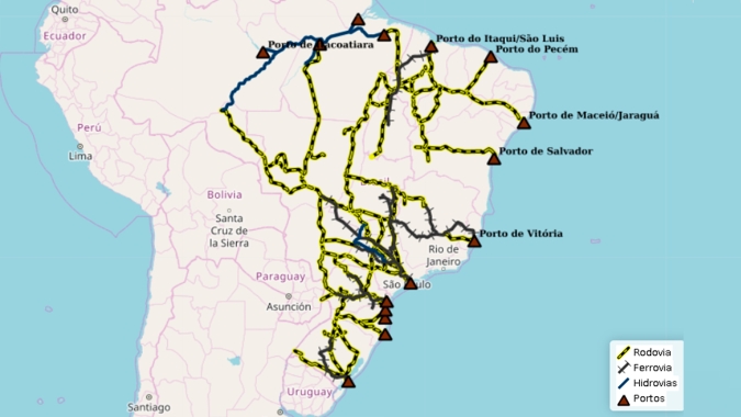 Investimento chinês em novo porto no Maranhão vai elevar para mais de 20 mi de t a capacidade de exportacão de grãos no estado