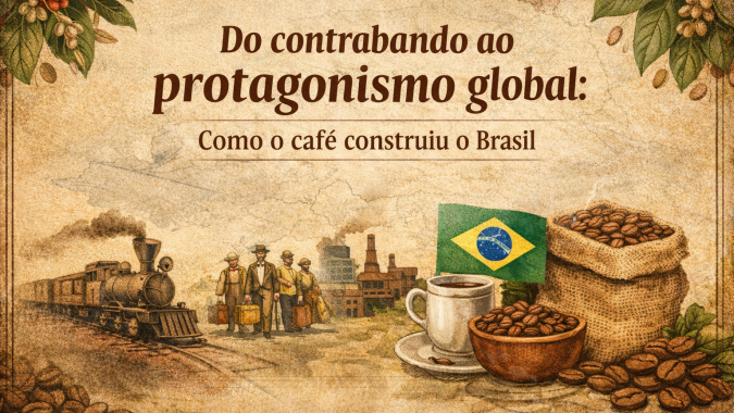 O grão que ergueu o Brasil: do contrabando ao domínio global do café