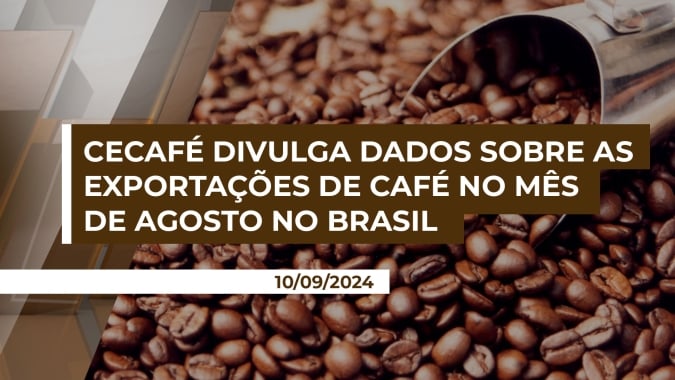 3,7 milhões de sacas: mês de agosto registra recorde de exportações de café pelo Brasil