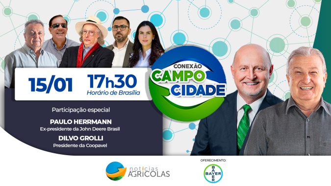 Dilvo Grolli e Paulo Herrmann falam sobre custos e projeções da safra 23/24 no Conexão Campo Cidade