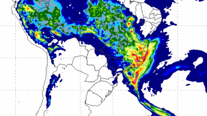 Alerta de perigo: Áreas da BA, ES, GO, RJ, SP, TO e DF podem ter tempestade de até 100 mm/dia nesta 5ª