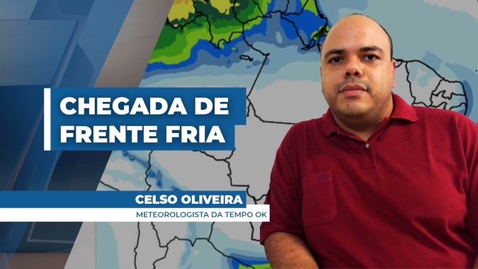Chegada de frente fria deve provocar chuvas até o fim da semana na região sul do país e manter as temperaturas baixas