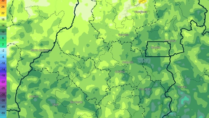 Temperaturas voltam a subir no Centro-Oeste antes da chegada da chuva