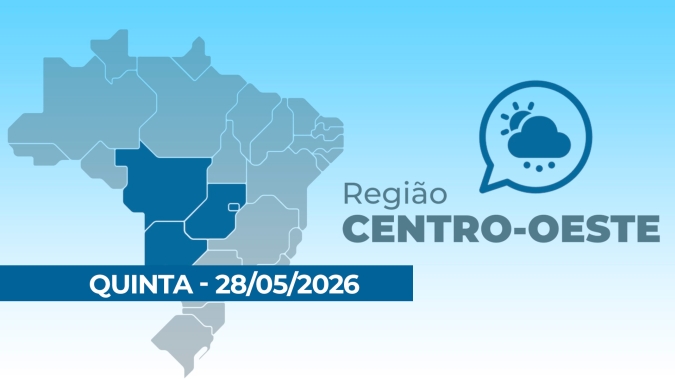 Tempo seco e calor intenso continuam dominando o Centro-Oeste