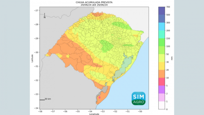 Volta da chuva e queda nas temperaturas estão previstos para os próximos dias no RS