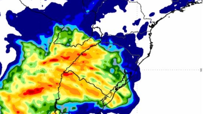 Chuvas voltam para o Sul e deixam RS em estado de alerta; Climatempo destaca formação de ciclone