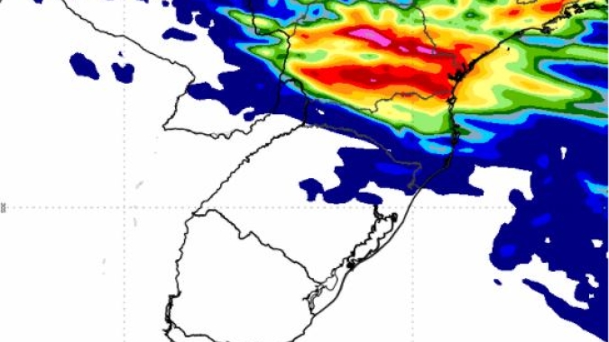 Confirmando as previsões, final de semana é marcado pelo retorno da precipitação no PR e previsão indica mais chuva nos próximos dias