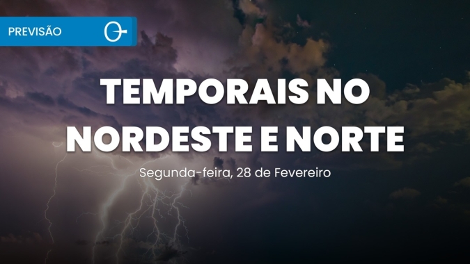 Previsão do Tempo: ALERTA DE TEMPORAIS em Minas, Nordeste e Centro-Oeste 02/03/2026