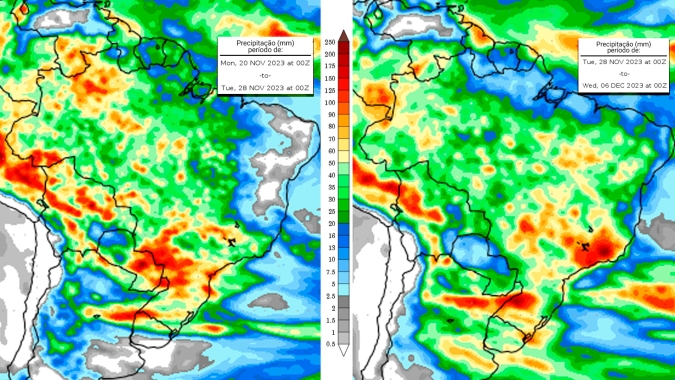 Chuvas voltam à região Centro Norte do país mas ainda de forma irregular e sem grandes volumes, temperaturas diminuem