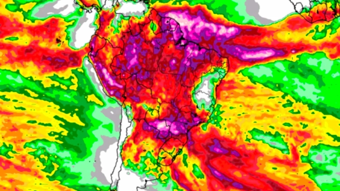 Sem trégua na colheita: Últimos dias de fevereiro com muita chuva espalhada pelo Brasil
