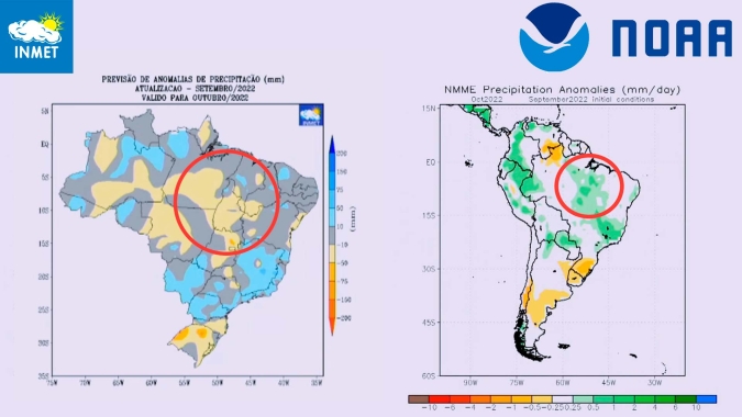 Temporada das chuvas está aberta, mas mapas ainda divergem sobre continuidade das precipitações em outubro