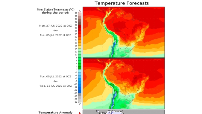 Temperaturas começam a cair no Sul do Brasil a partir de quinta-feira (30) , mas sem risco de geadas fortes