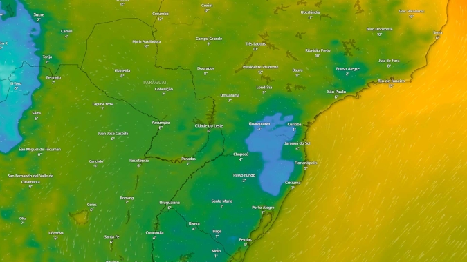 Dia mais frio do ano na 3ªfeira (13) traz alerta para o café no sul de Minas e temperaturas negativas no Sul