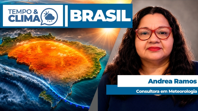 Sul enfrenta tempestades enquanto calor de quase 40°C se espalha pelo país