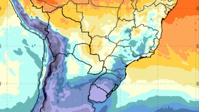 Massa de ar frio vai derrubar as temperaturas no Centro-Sul, mas Inmet descarta risco de geada