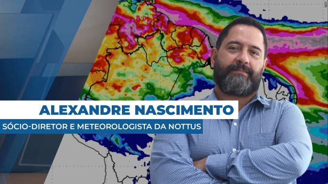 Nova frente fria passa pelo sul do país, com precipitações previstas para RS e SC