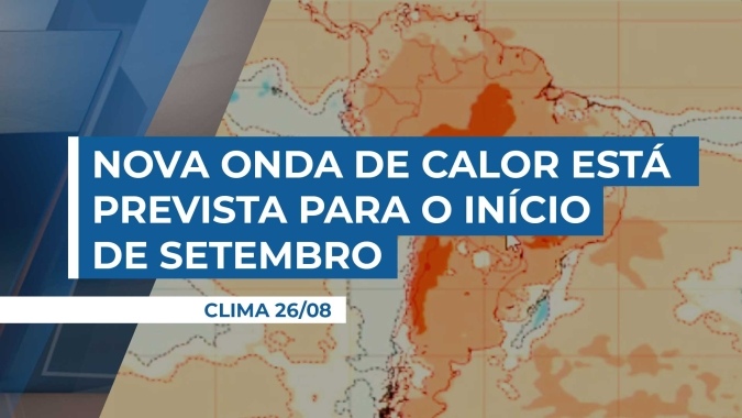 Nova onda de calor está prevista para o início de setembro, mas as temperaturas já começam a se elevar ainda nesta semana