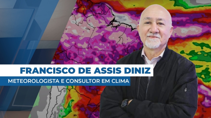 No acumulado da semana, regiões do Norte, Nordeste e CO estão com previsão de chuvas de 100mm