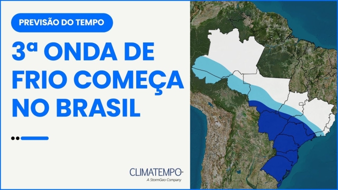 Confira a previsão do tempo para esta segunda-feira (23) para todo o Brasil