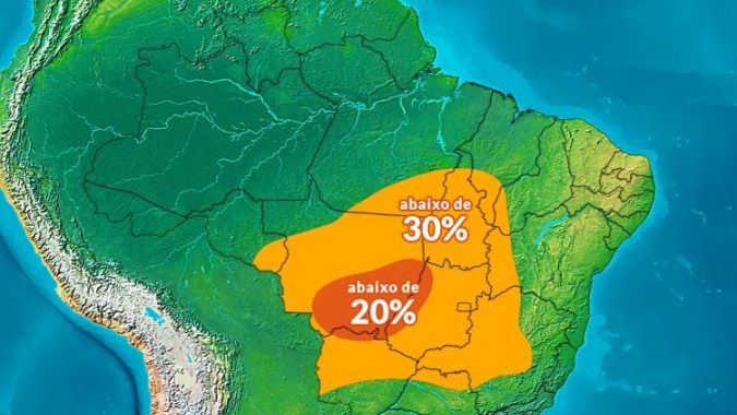 Último dia de junho com temperaturas altas e baixa umidade relativa do ar pelo Brasil