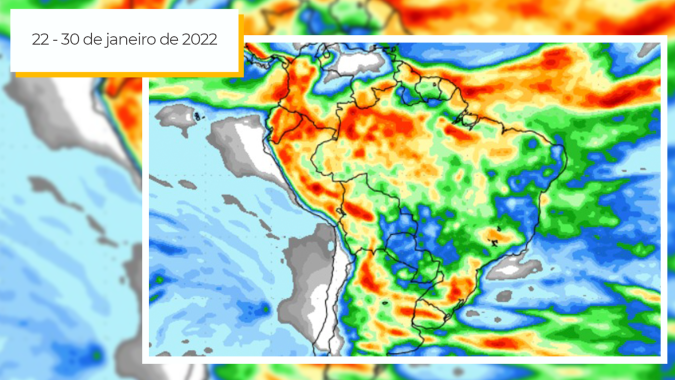 Atualização do NOAA prevê nova rodada de chuvas no Sul do BR nos próximos dias