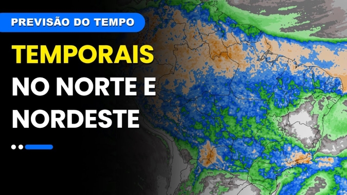 Confira a previsão do tempo para esta segunda-feira (17) para todo o Brasil