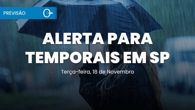 Confira a previsão do tempo para esta terça-feira (18) para todo o Brasil