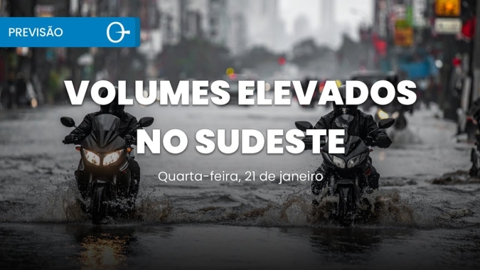 Confira a previsão do tempo para esta quarta-feira (21) para todo o Brasil
