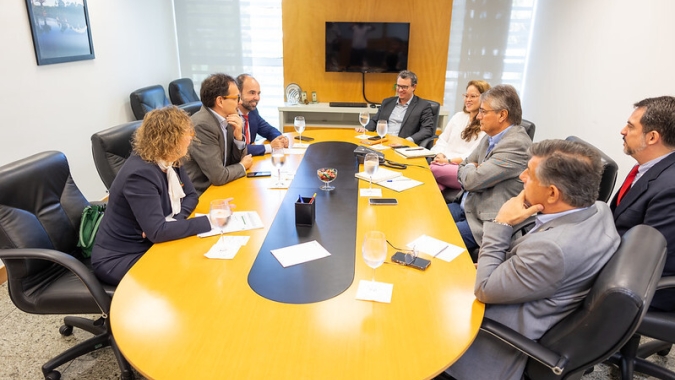 CNA recebe comitiva da União Europeia
