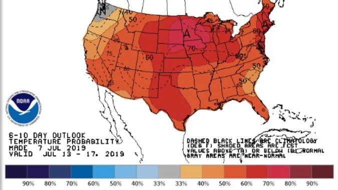 Previsões indicam menos chuvas e mais calor no Corn Belt nas próximas semanas
