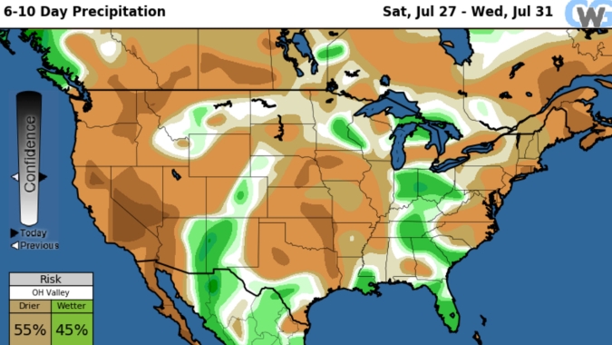 USDA traz leve redução na classificação de milho dos EUA, mas mantendo no caso da soja; atenção ao clima no Corn Belt