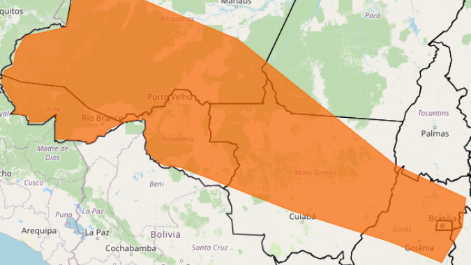 Áreas do Centro-Norte do Brasil seguem com possibilidade de chuvas intensas até quarta-feira (7)