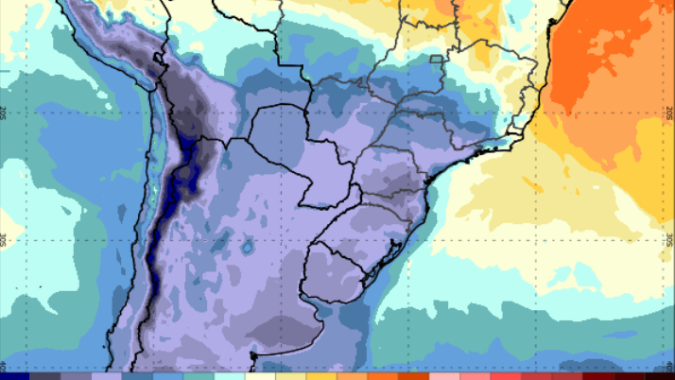 Frente fria avança pelo Sul e Sudeste com previsão de declínio de temperatura e chuvas intensas, alerta Inmet