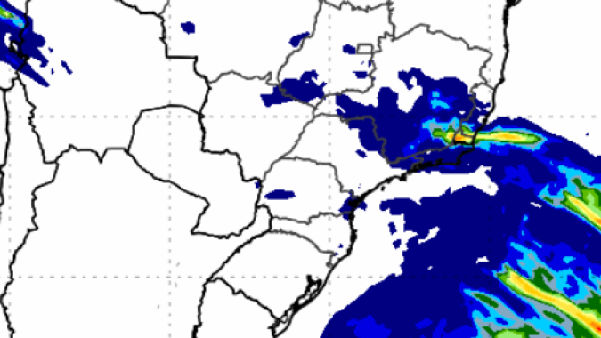 Chuva dá trégua ao Sul do país nesta 4ª feira (16) enquanto MG, RJ e ES têm alerta para tempestade