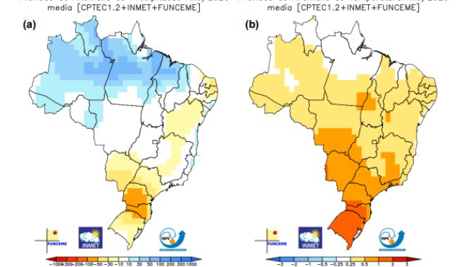 Inmet: Outono deve ter chuva irregular e calor acima da média, com efeitos sobre lavouras no Brasil