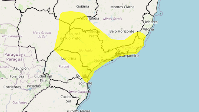 São Paulo, Rio de Janeiro e áreas de MG, ES, GO, MS e PR têm alerta para onda de calor até a tarde do Natal