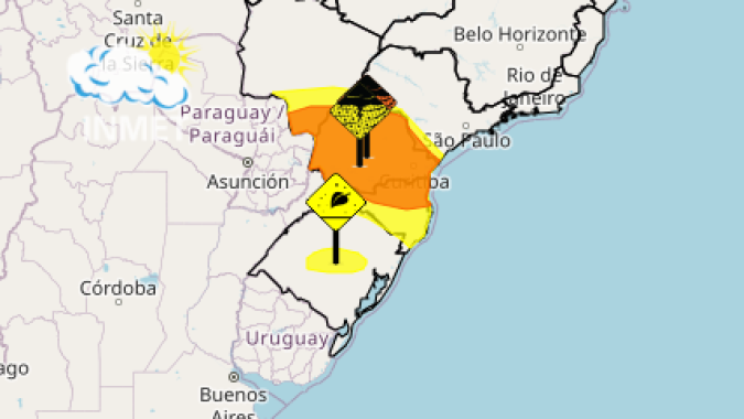 Sul do Brasil tem alertas para tempestade; geadas localizadas ainda poderão ocorrer no RS